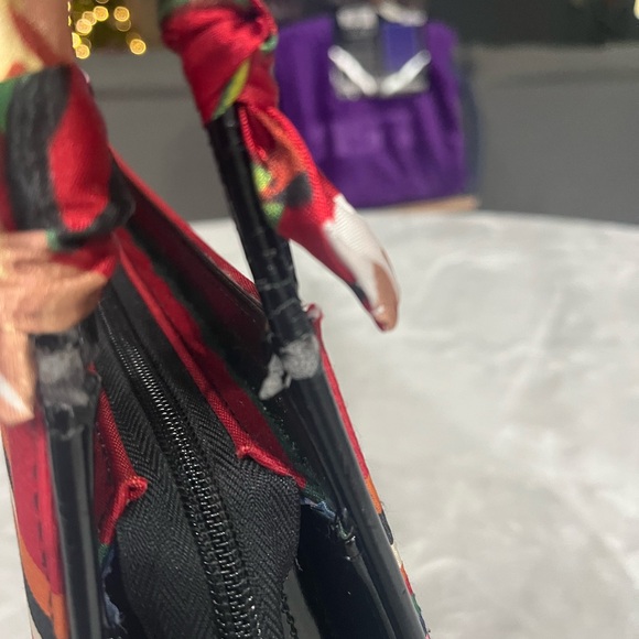 Kate Spade Red and Multicolor Striped Shoulder Bag - Picture 4 of 6